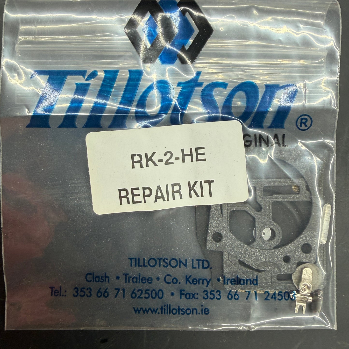 OEM TILLOTSON RK-2-HE Carburetor repair kit, carb kit