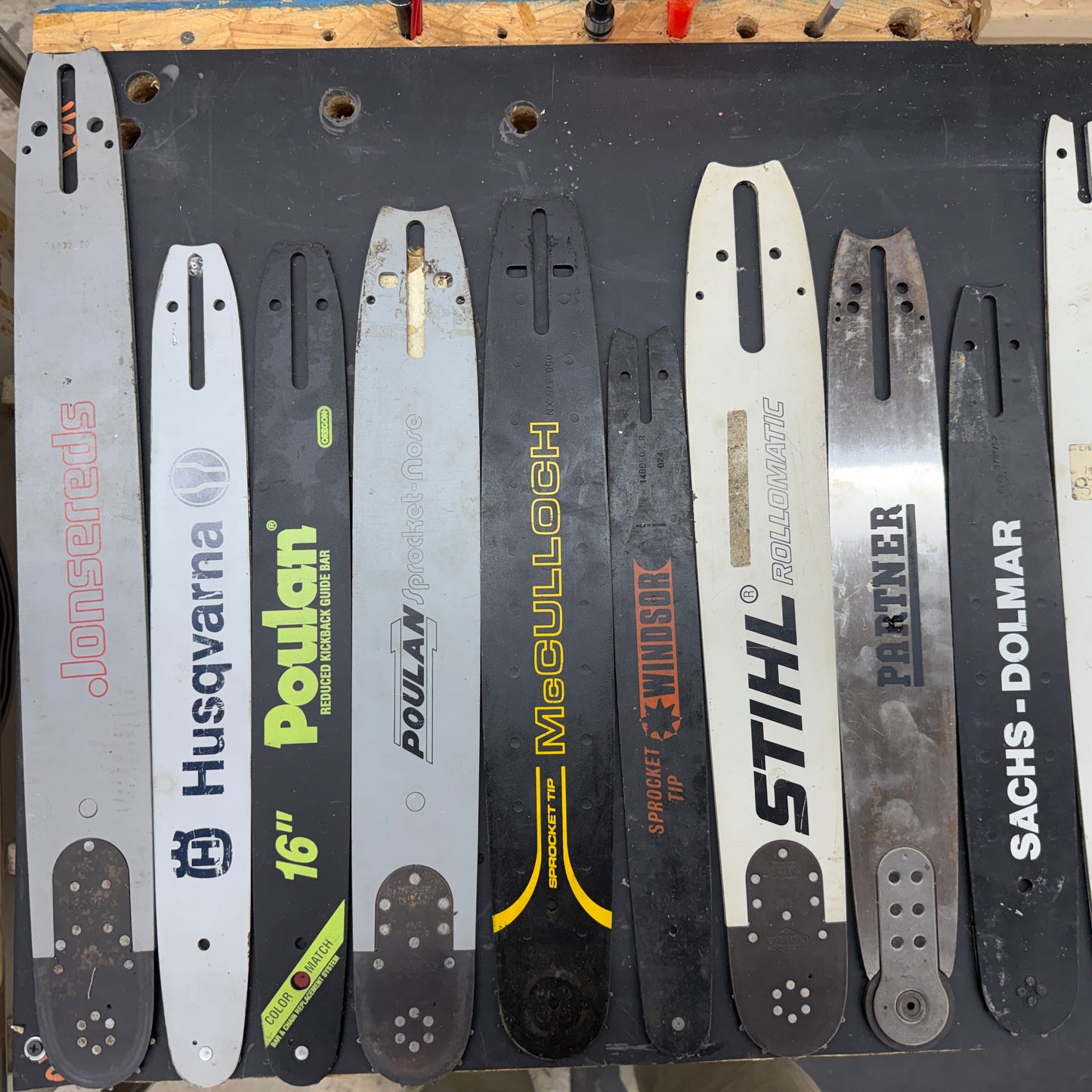 New Old Stock Guide Bars with Logos