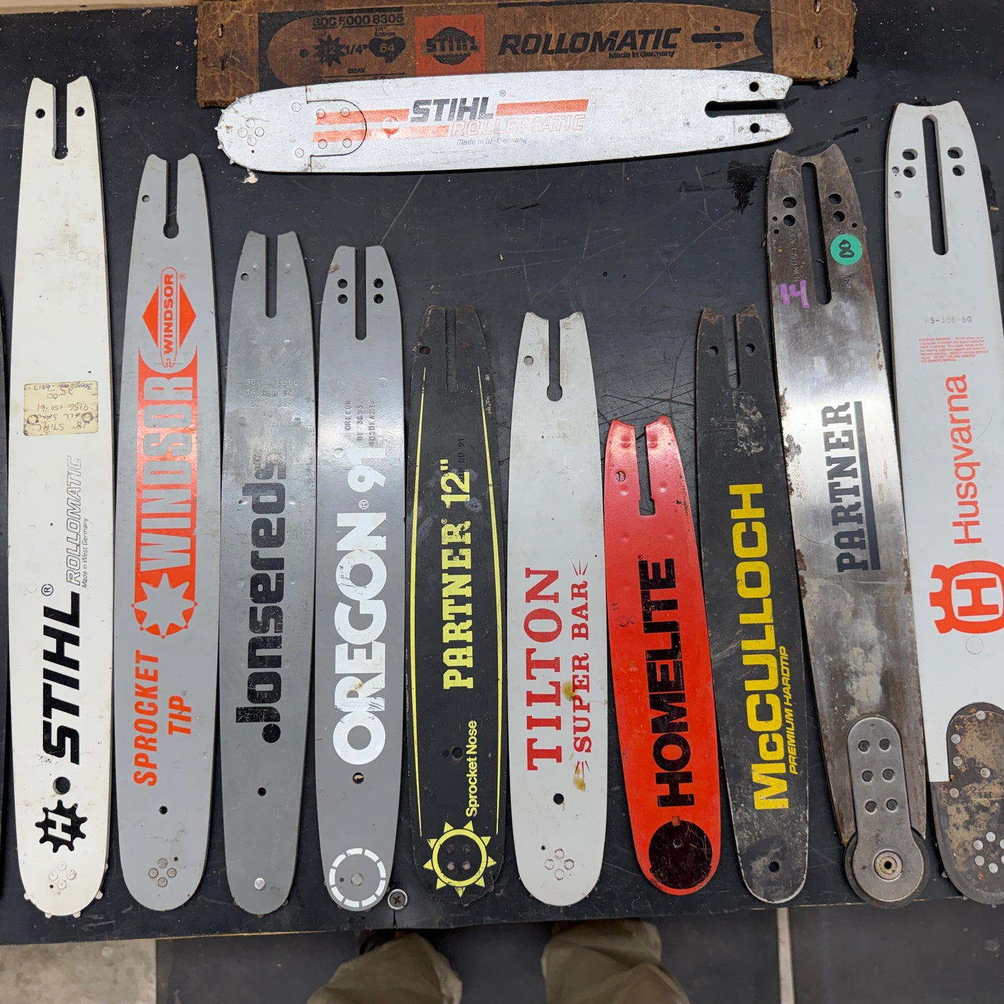 New Old Stock Guide Bars with Logos