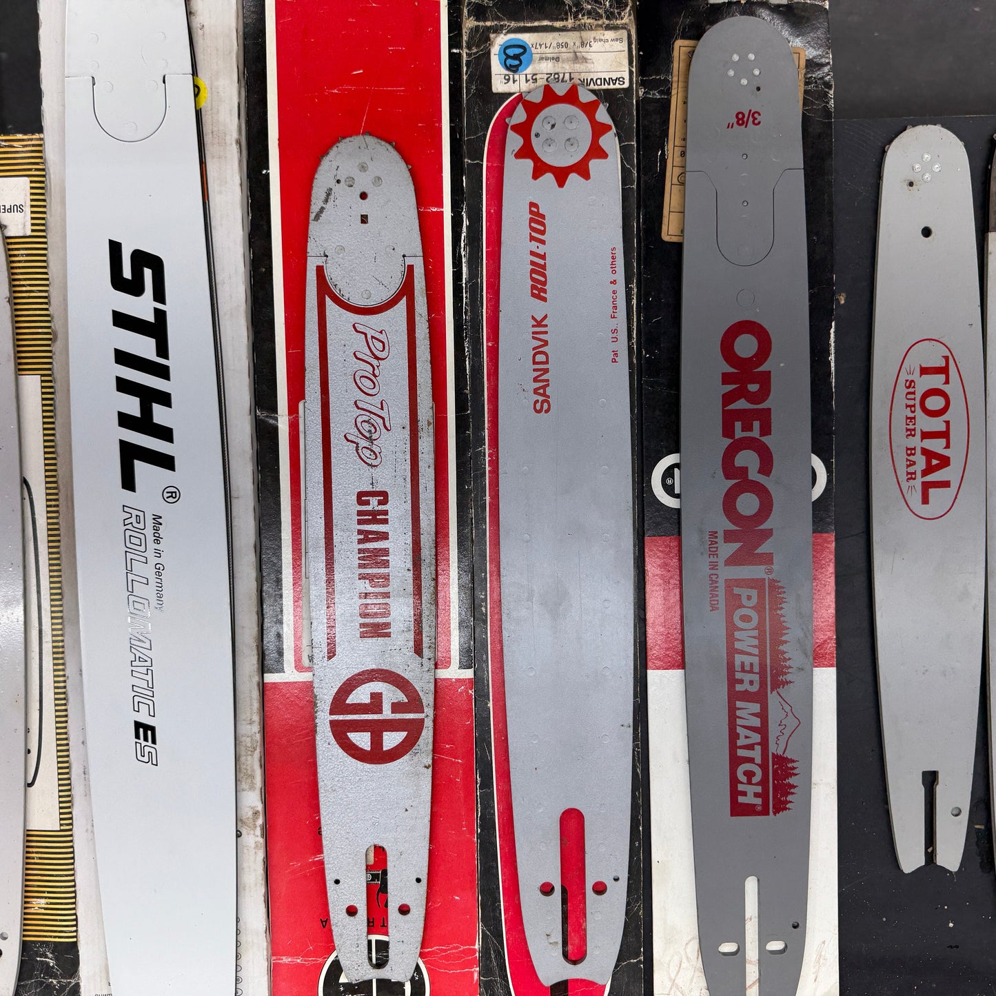 New Old Stock Guide Bars with Logos