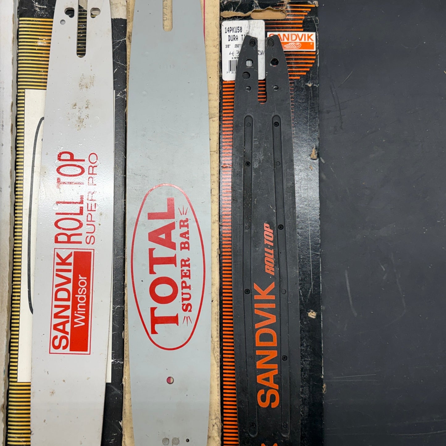 New Old Stock Guide Bars with Logos