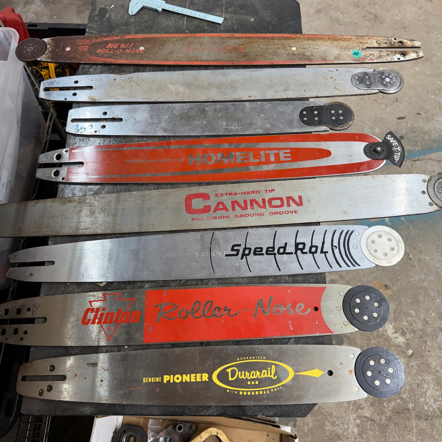New Old Stock Guide Bars with Logos