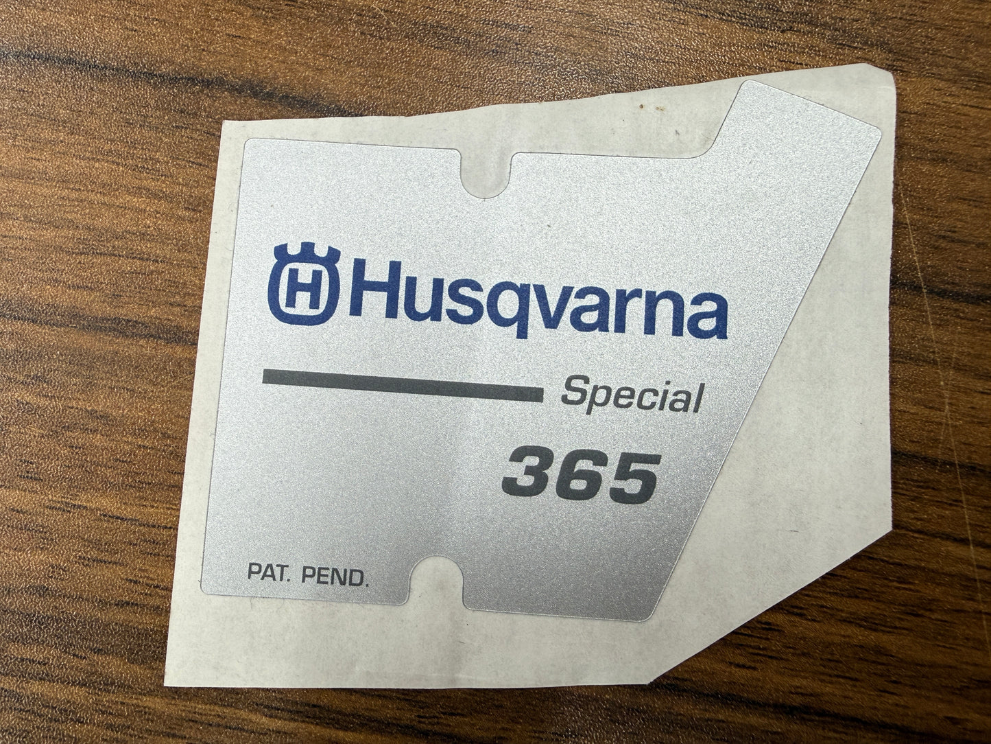365 Special OEM Husqvarna recoil decal