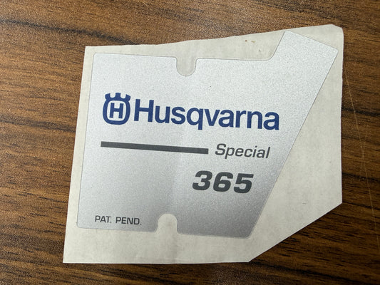 365 Special OEM Husqvarna recoil decal