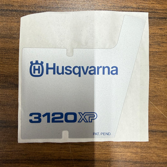 3120xp OEM Husqvarna recoil decal