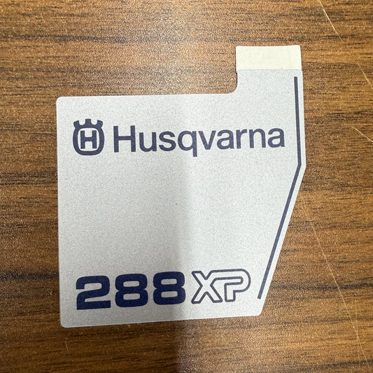 288xp OEM Husqvarna recoil decal