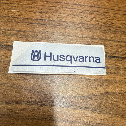 OEM Husqvarna Cutch Cover Decal - Medium
