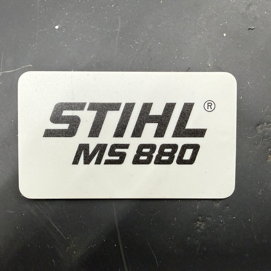 MS880 Stihl OEM Top Cover Badge