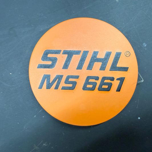 MS661 Stihl OEM Chainsaw recoil model badge
