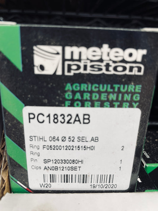 Stihl 064 Meteor piston kit PC1832AB. 52mm